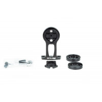 Тримач велокомп'ютера GUB G-690 у кришку виноса, для Garmin, алюмінієвий, чорний