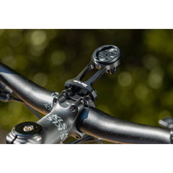 Держатель велокомпьютера GUB G-690 в крышку выноса, для Garmin, алюминиевый, черный