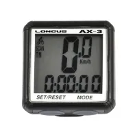 Велокомп`ютер Longus АХ-3, 13 ф-цій, чорний Special Edition