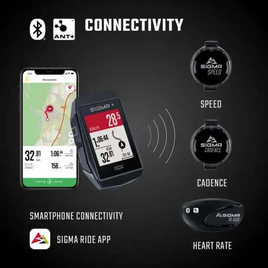 Велокомп'ютер ROX 12.1 EVO Gray Sigma Sport Велокомп'ютер ROX 12.1 EVO Gray Sigma Sport