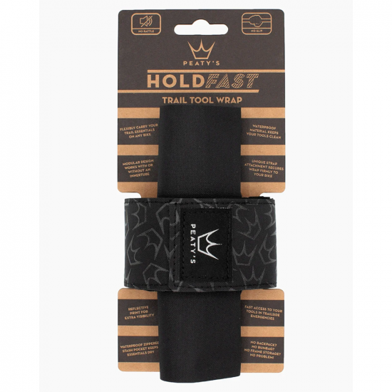 Органайзер на раму для инструмента Peaty\'s HoldFast Trail Tool Wrap, Nightrider Black