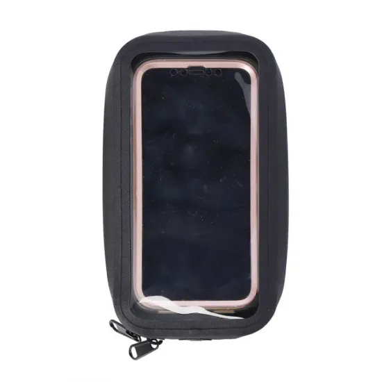 Сумка водонепроникна на кермо під телефон XLC, 18x9x4см, чорна