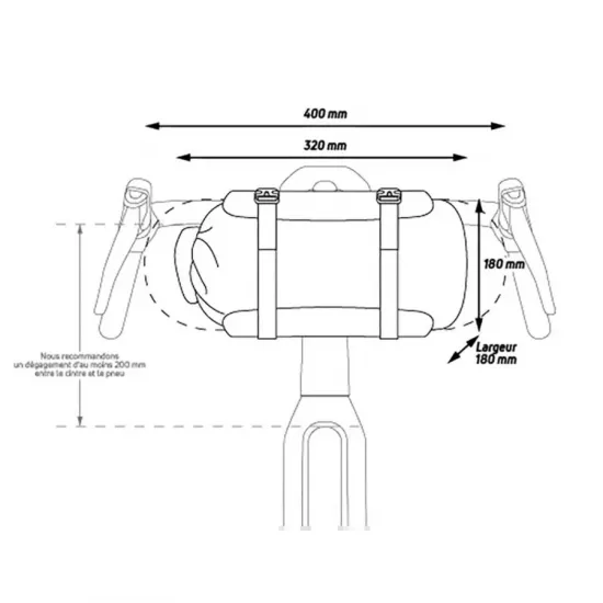 Сумка на кермо Водлнепроникна Zefal Z ADVENTURE F10