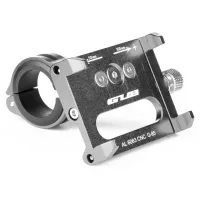 Тримач гаджета GUB G-85 на кермо/винос алюмінієвий. титан