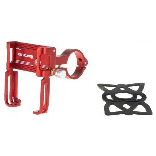 Тримач гаджета GUB P 10 на кермо алюмінієвий червоний