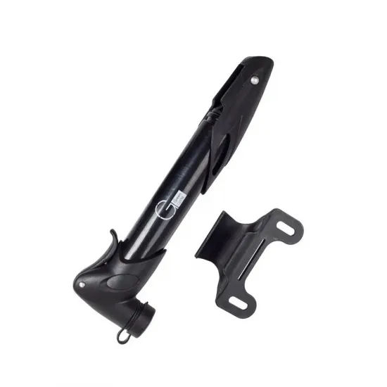 Мінінасос Green Cycle GPM-077 пластиковий, presta + schreder, чорний