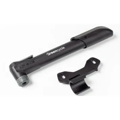 Мінінасос Green Cycle GPM-001 пластиковий, presta + schreder, чорний