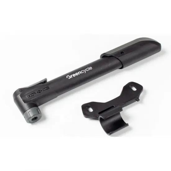 Мінінасос Green Cycle GPM-001 пластиковий, presta + schreder, чорний