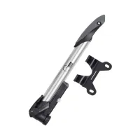 Мининасос Green Cycle gp-94 Т-рукоятка, алюминиевый с манометром, двусторонний, 100psi, Presta + Schreder, серебристый