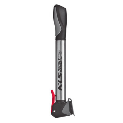 Насос компактний алюмінієвий телескопічний KLS Doubly 50 універсальний вентиль