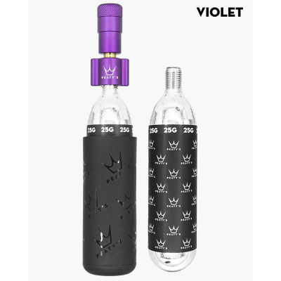 Насос Peaty's Holeshot CO2 Насос для надування шин, MTB 25g, Фіолетовий