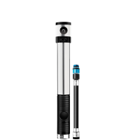 Насос Crankbrothers KLIC HV, Silver (Presta/Schrader) Насос Crankbrothers KLIC HV, Silver (Presta/Schrader)