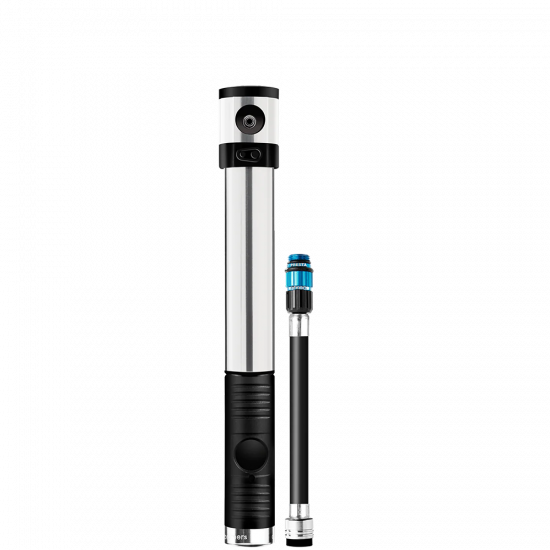 Насос Crankbrothers KLIC HV, Silver (Presta/Schrader)