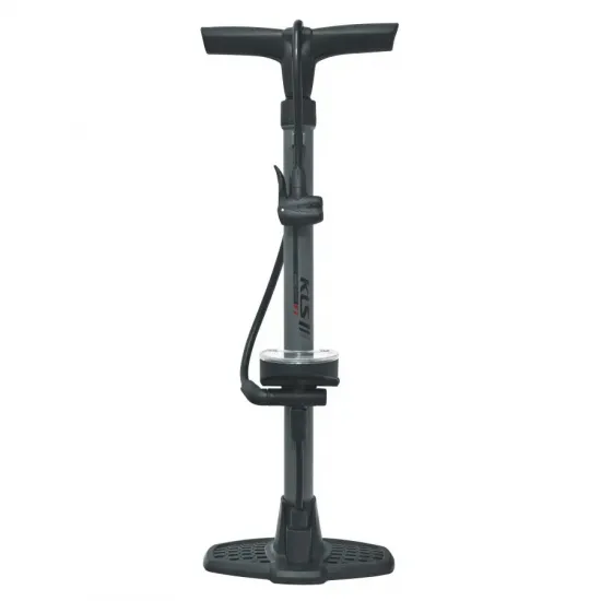 Насос підлоговий пластиковий з манометром KLS Twister Pro універсальний вентиль