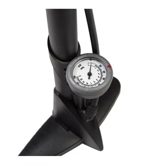 Насос підлоговий Green Cycle GPF-043P пластиковий з манометром, presta+schrader