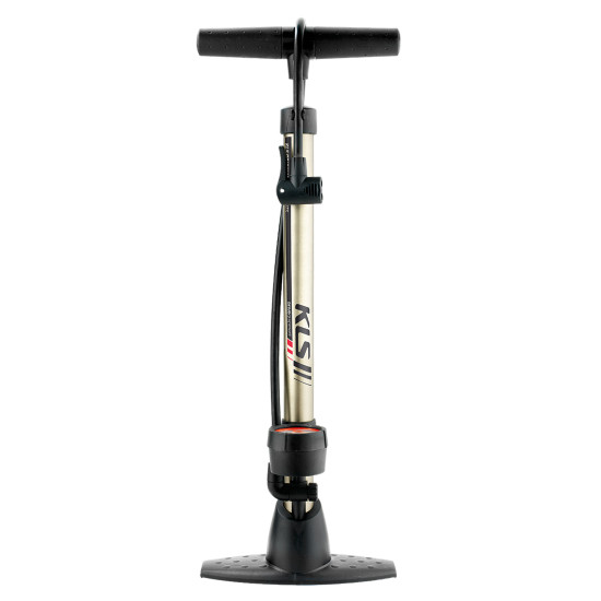 Насос підлоговий алюмінієвий з манометром KLS Magnum універсальний вентиль