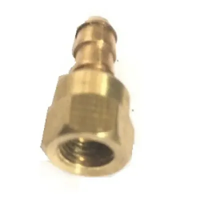 Штуцер насоса закрутка 6 мм x 22 мм (ялинка)