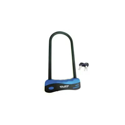 Замок велосипедний Author U-lock AUL Cliff 165 x 320 mm, колір чорний 17064010
