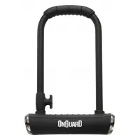 Замок U-подібний Onguard Pitbull STD розмір скоби 115 x 230мм, товщина 14мм, 4 ключа + 1 з підсвічуванням, чорний