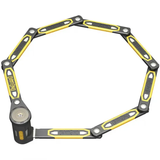Замок складной Onguard K9 Heavy Duty, 112см, резиновый короб-держатель на раму, 4 ключа + 1 с подсветкой