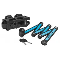 Замок складной KLS Fold 30 синий 3.5х750 мм Замок складной KLS Fold 30 синий 3.5х750 мм