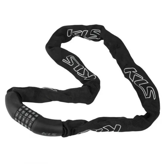 Замок ланцюговий KLS Chainlock 6 чорний 6x1000 мм