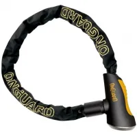 Замок ONGUARD MASTIFF цепь 120см x 8мм усиленный титаном + интегрированный замок, 4 ключа + 1 с подсветкой