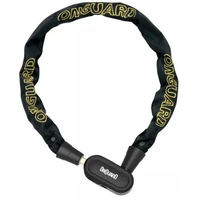 Замок Onguard Fastlock цепь 120см x 5,5мм усиленный титаном + интегрированный замок 3 ключа Замок Onguard Fastlock цепь 120см x 5,5мм усиленный титаном + интегрированный замок 3 ключа