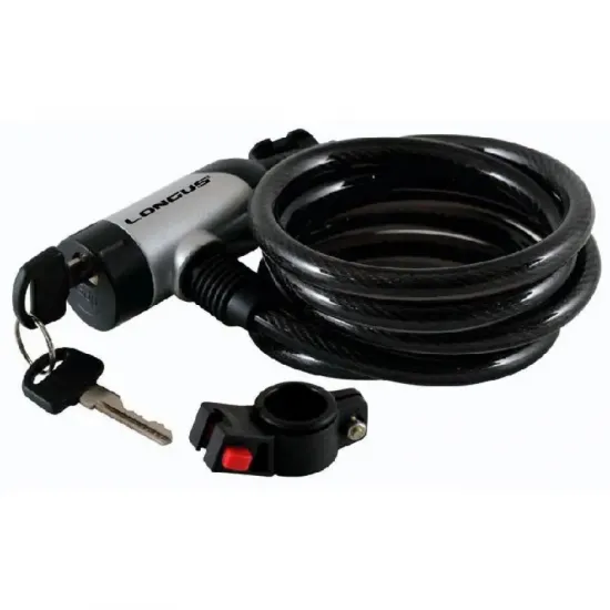 Замок Longus 10Х1800мм +кріплення, срібний