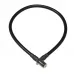Замок OnGuard Lightweight Key Coil Cable Lock. Сталевий трос 120см х 8мм, з вініловим покриттям + 2 ключа, чорний