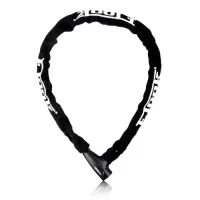 Велозамок ETOOK ET455 6 x 1000 мм ланцюговий чорний