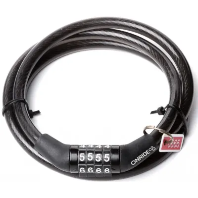 Замок ONRIDE Enigma 10 спіральний кодовий 8*1000мм