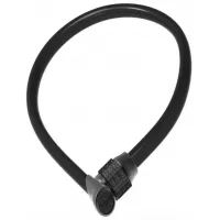 Замок OnGuard Lightweight cталевий трос 120см х 8мм, з вініловим покриттям, кодовий замок на 3 цифри, чорний Замок OnGuard Lightweight cталевий трос 120см х 8мм, з вініловим покриттям, кодовий замок на 3 цифри, чорний