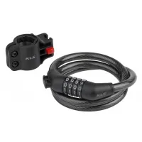 Замок тросиковый кодовый KLS Encode черный 12x1000 мм Замок тросиковый кодовый KLS Encode черный 12x1000 мм