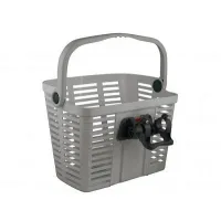 Кошик Bellelli Plaza з кріпленням на кермо пластиковий сірий