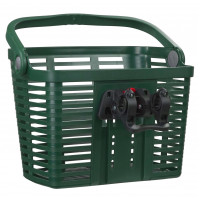 Кошик Bellelli Plaza з кріпленням на кермо пластиковий зелений