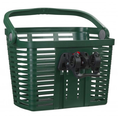 Кошик Bellelli Plaza з кріпленням на кермо пластиковий зелений