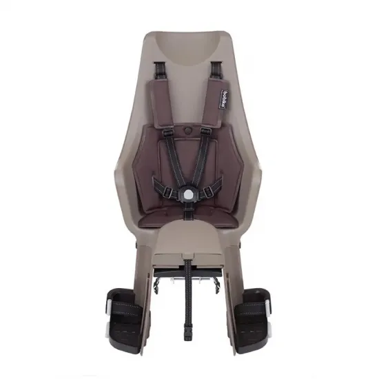 Дитяче крісло на велосипед Bobike Exclusive maxi Plus Carrier LED / Toffee Brown