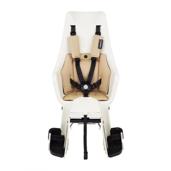 Дитяче крісло на велосипед Bobike Exclusive maxi Plus Carrier LED / Safari chic