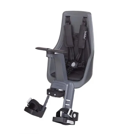 Дитяче крісло на велосипед Bobike Exclusive Mini Plus / Urban Grey