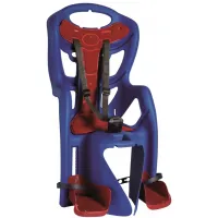 Сиденье заднее Bellelli Pepe Standart Multifix до 22кг, синее с красной подкладкой