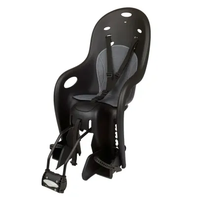 Дитяче велокрісло Bikey relax RFM чорний/сірий