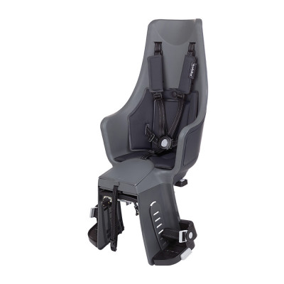 Дитяче крісло на велосипед Bobike Exclusive maxi Plus Carrier LED / Urban grey Дитяче крісло на велосипед Bobike Exclusive maxi Plus Carrier LED / Urban grey