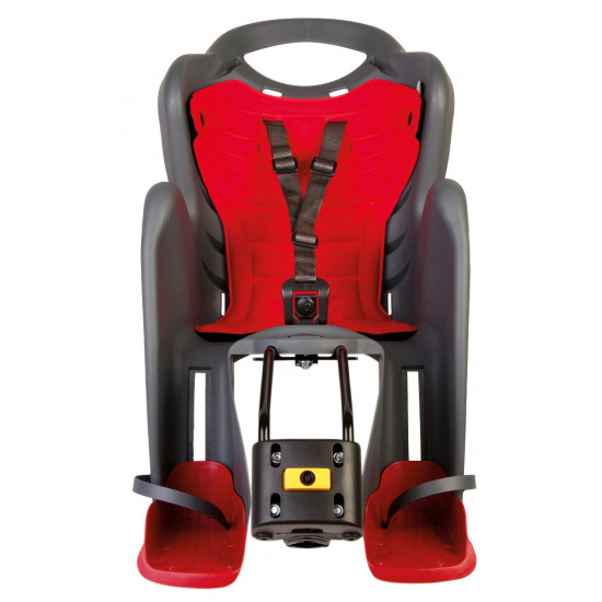 Сидіння задн. Bellelli Mr Fox Relax до 22 кг B-fix темно-сіре сріблясте