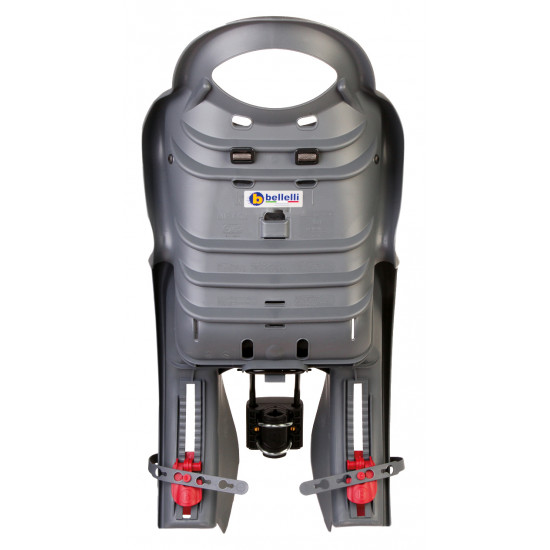 Сидіння задн. Bellelli Mr Fox Relax до 22 кг B-fix темно-сіре сріблясте