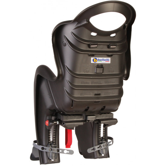 Сидіння задн. Bellelli Mr Fox Clamp до 22 кг, чорне