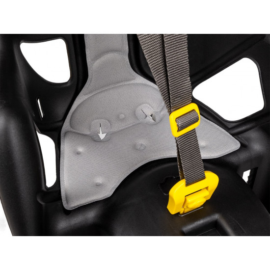 Сиденье задн. Bellelli Pepe Clamp до 22кг, черное