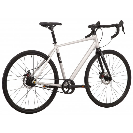 Велосипед 28" Pride CAFERACER рама - M 2023 сірий Велосипед 28" Pride CAFERACER рама - M 2023 сірий