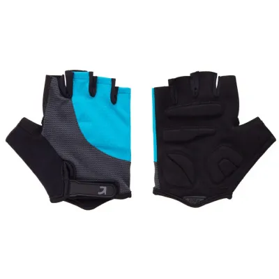 Рукавички Green Cycle Pillow 2 без пальців L чорний/сірий/бірюзовий