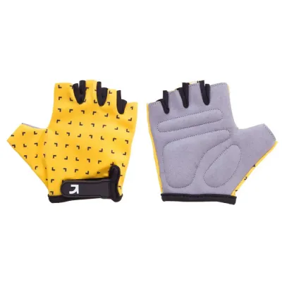 Рукавички дитячі Green Cycle MIA без пальців S жовто-чорні Рукавички дитячі Green Cycle MIA без пальців S жовто-чорні